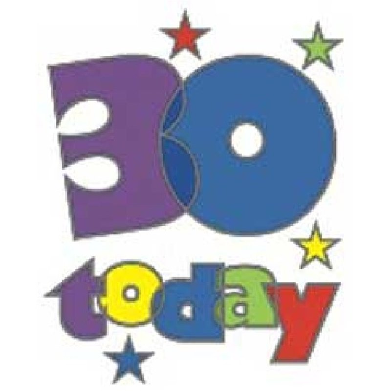 30TH ELVIN GIFT TAG  12S