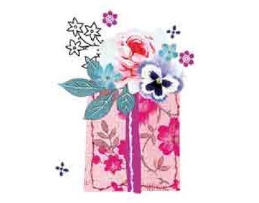DESIGNER FEMALE ELVIN GIFT TAG  12S