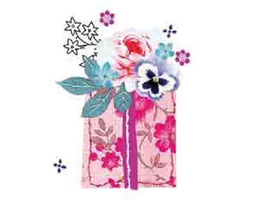 DESIGNER FEMALE ELVIN GIFT TAG  12S
