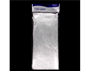 1.5M SILVER METALLIC CREPE  12S