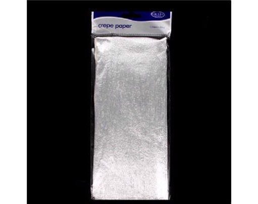 1.5M SILVER METALLIC CREPE  12S