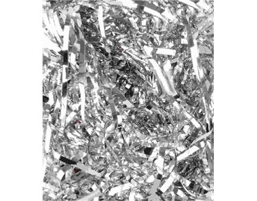 28G MET SILVER SHREDDED TISSUE  6S