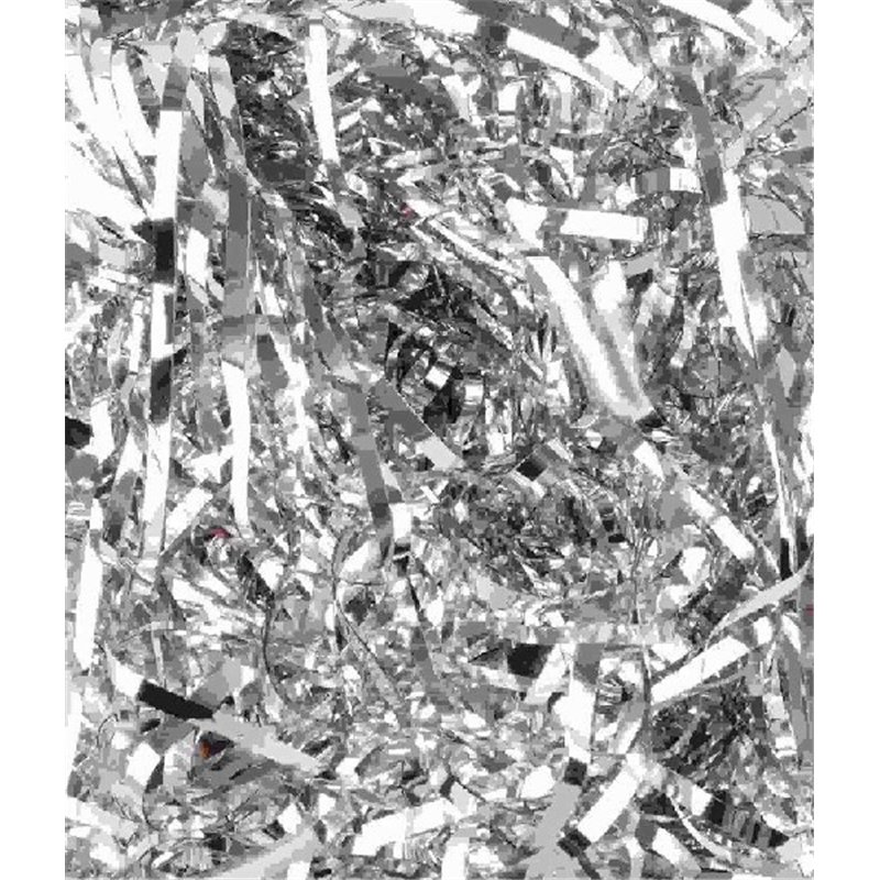 28G MET SILVER SHREDDED TISSUE  6S