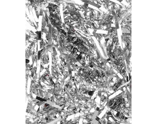 28G MET SILVER SHREDDED TISSUE  6S