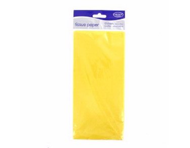 (10) YELLOW TISSUE PAPER  12S