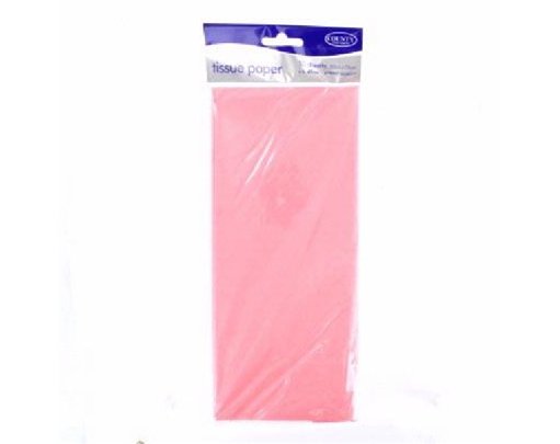(10) PINK TISSUE PAPER  12S