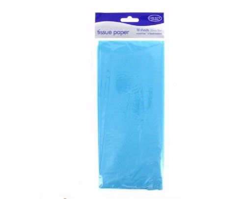 (10) LIGHT BLUE TISSUE PAPER  12S