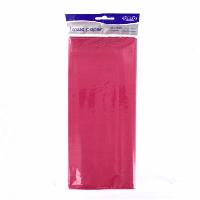 (10) CERISE TISSUE PAPER  12S