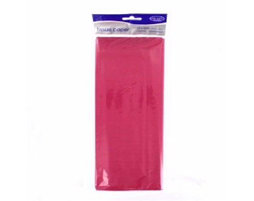 (10) CERISE TISSUE PAPER  12S