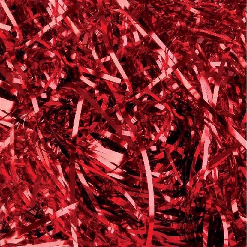 28G MET RED SHREDDED TISSUE  6S