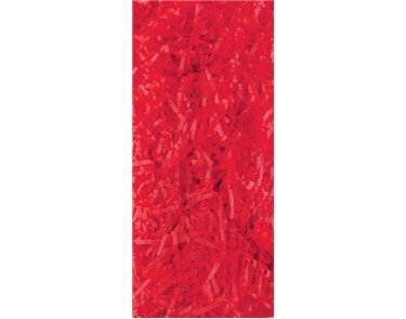 20G RED SHREDDED TISSUE  6S