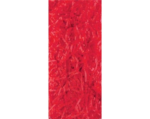 20G RED SHREDDED TISSUE  6S