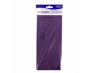 (10) PURPLE TISSUE PAPER  12S