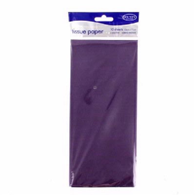 (10) PURPLE TISSUE PAPER  12S