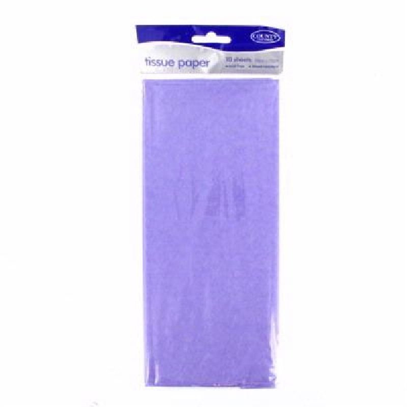 (10) LILAC TISSUE PAPER  12S