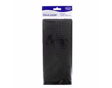 (10) BLACK TISSUE PAPER  12S