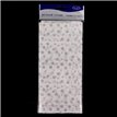 PRINTED TISSUE SILVER STARS  6S