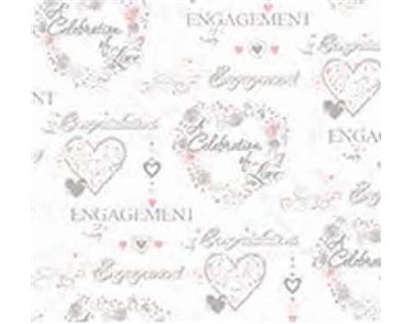 ENGAGEMENT TRAD GIFTWRAP & TAGS  24S