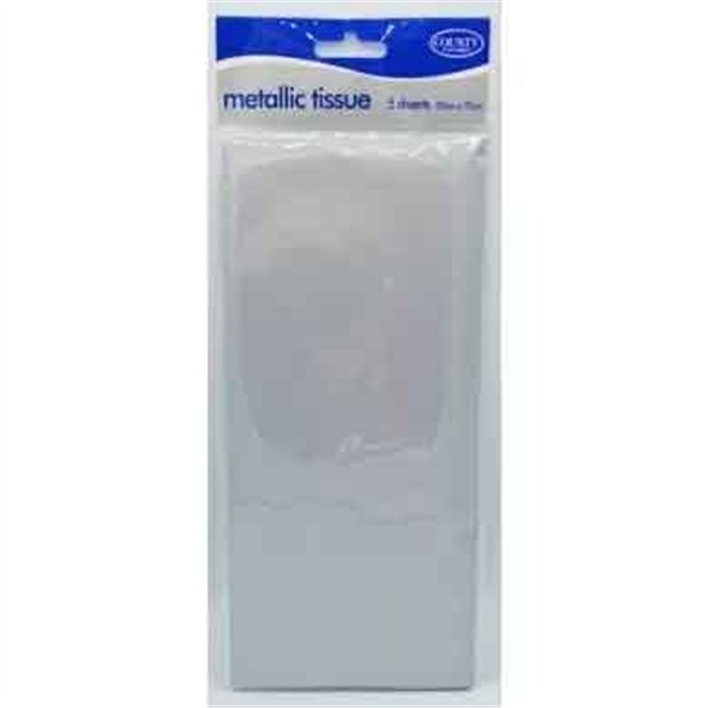 (5) SILVER TISSUE PAPER  12S
