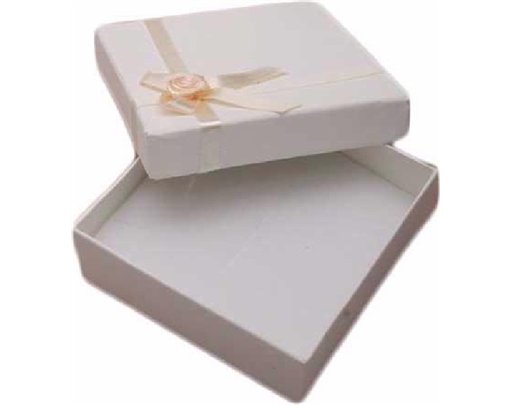 9X9X3CM IVORY GIFT BOX   12 S