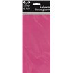 (6) FUCHSIA TISSUE PAPER SHEETS  12S