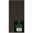 (6) BLACK GLITTER TISSUE SHEETS  12S