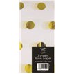 (3) GOLD FOIL TISSUE PAPER SHEETS  12S