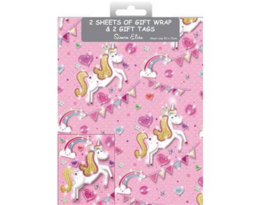 CUTE FOLDED WRAP & TAGS
