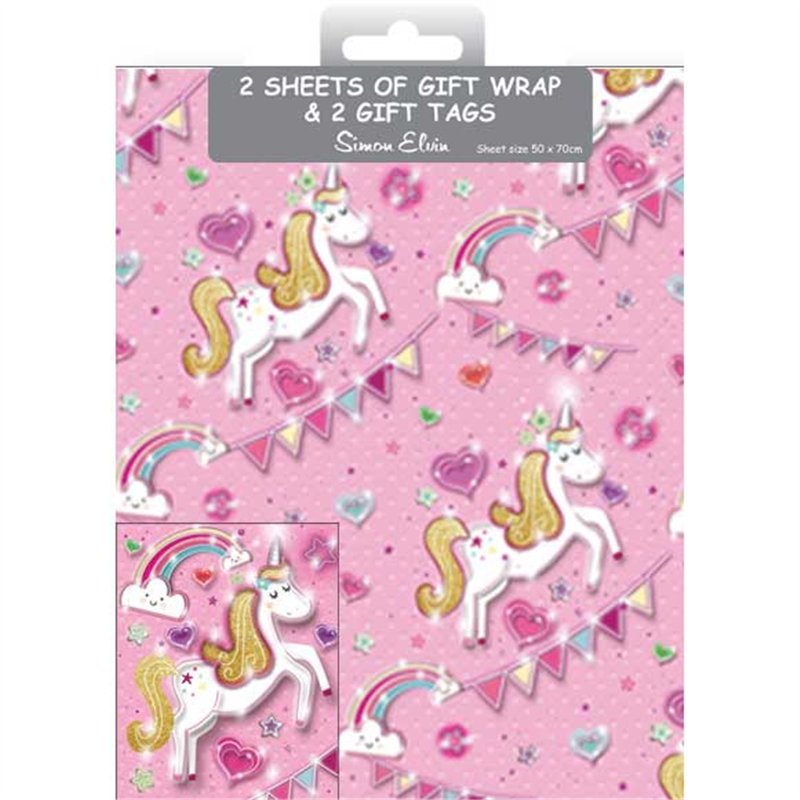 CUTE FOLDED WRAP & TAGS