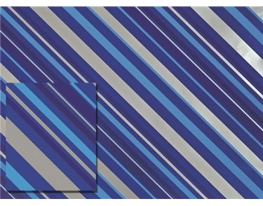 BLUE STRIPES FOLDED WRAP & TAGS