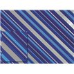 BLUE STRIPES FOLDED WRAP & TAGS