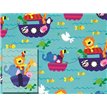 JUVENILE ANIMALS FOLDED WRAP & TAGS