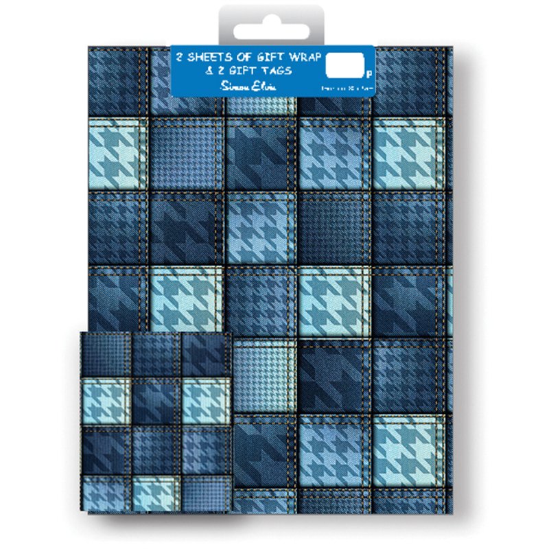 MALE DESIGNER FOLDED WRAP & TAGS