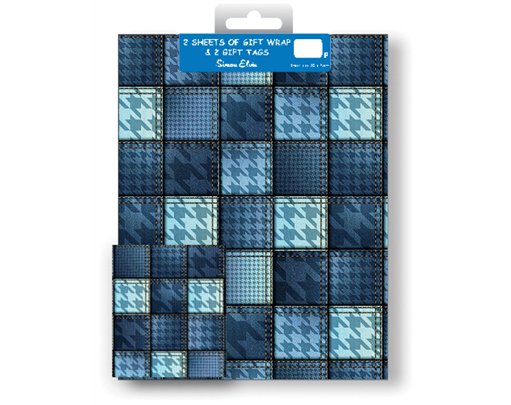 MALE DESIGNER FOLDED WRAP & TAGS