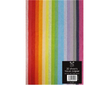 (20) MULTI-COL TISSUE PAPER  12S