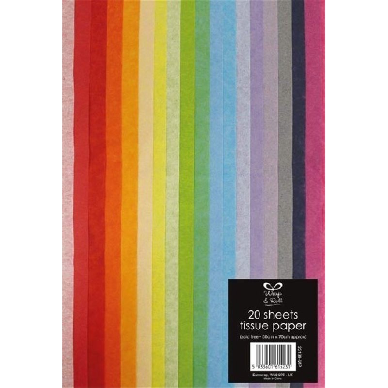 (20) MULTI-COL TISSUE PAPER  12S