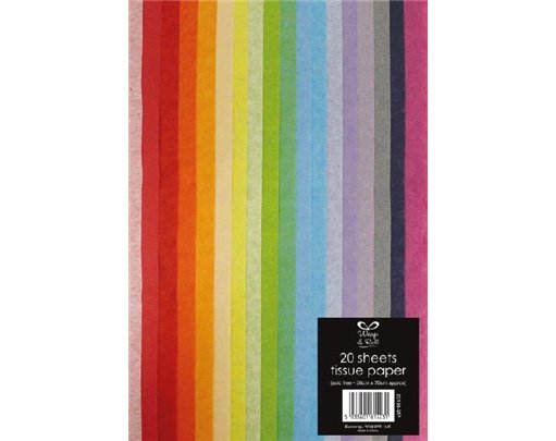 (20) MULTI-COL TISSUE PAPER  12S