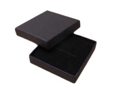 9X9X2.2CM BLACK GIFT BOX  12S