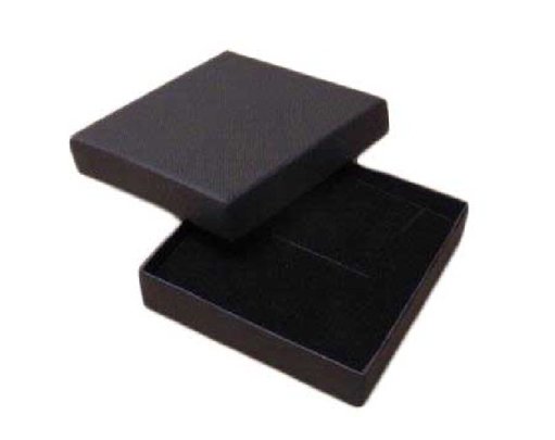 9X9X2.2CM BLACK GIFT BOX  12S