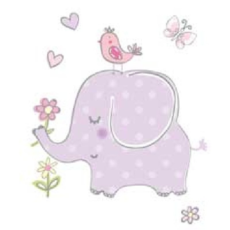BABY GIRL ELVIN GIFT TAG  12S