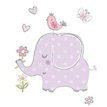 BABY GIRL ELVIN GIFT TAG  12S