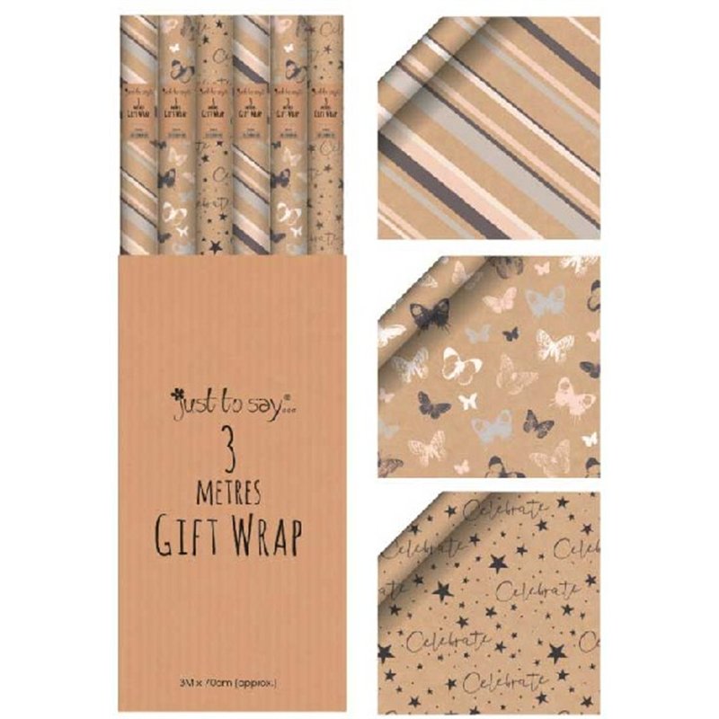 3M PRINTED KRAFT WRAP  36S