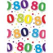 80TH BIRTHDAY ELVIN G/WRAP  24S