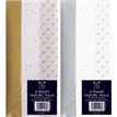 (2) GOLD & SILVER TISSUE PAPER  12S