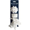 3PC WHITE BOW AND COP SET