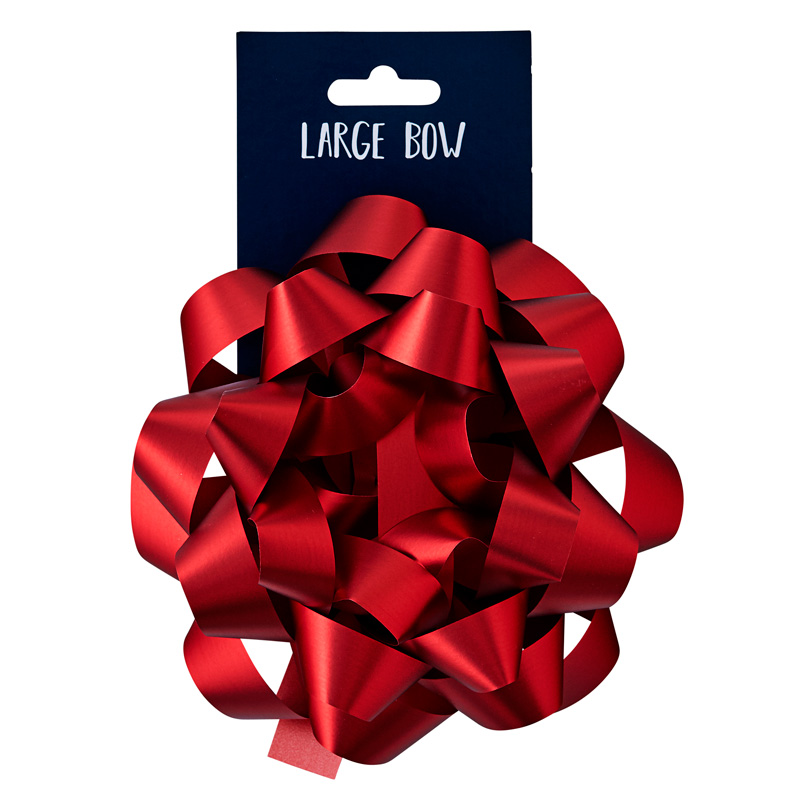 RED LARGE BOW