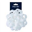 WHITE LARGE BOW