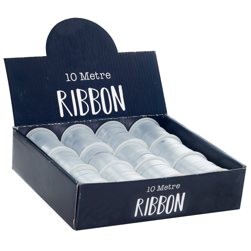 10M RIBBON WHITE