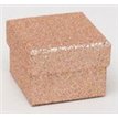 5x5x3.5cm ROSE GOLD GLITTER GIFT BOX 12S