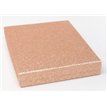 18x14x2.6cm ROSE GOLD GLITTER GIFT BOX 12S